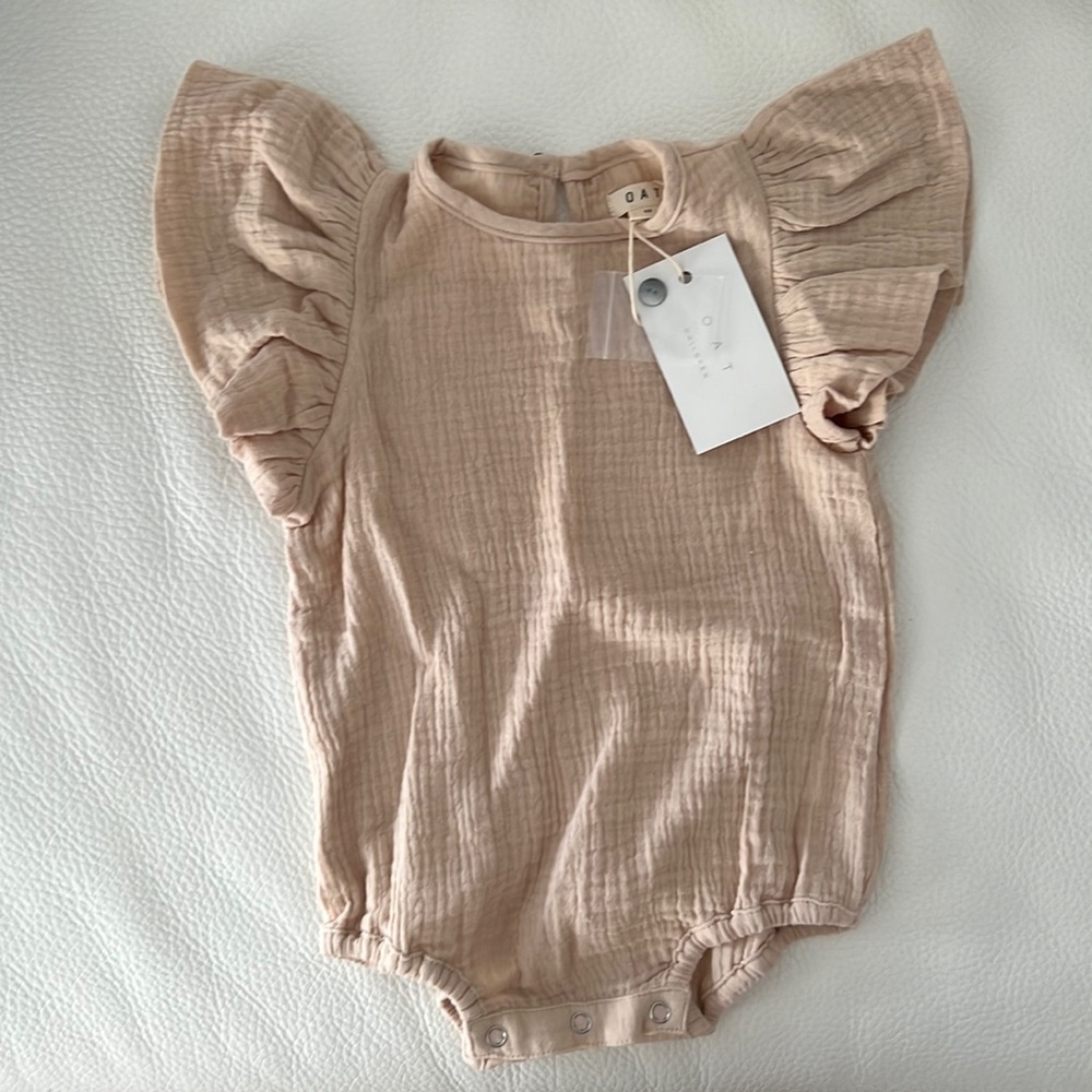 NEW WITH TAGS Oat Co Muslin Bubble Romper